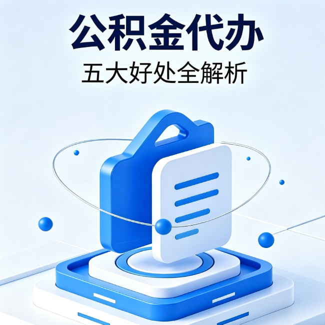 普陀公积金代办到底值不值？这5大好处让你少走弯路